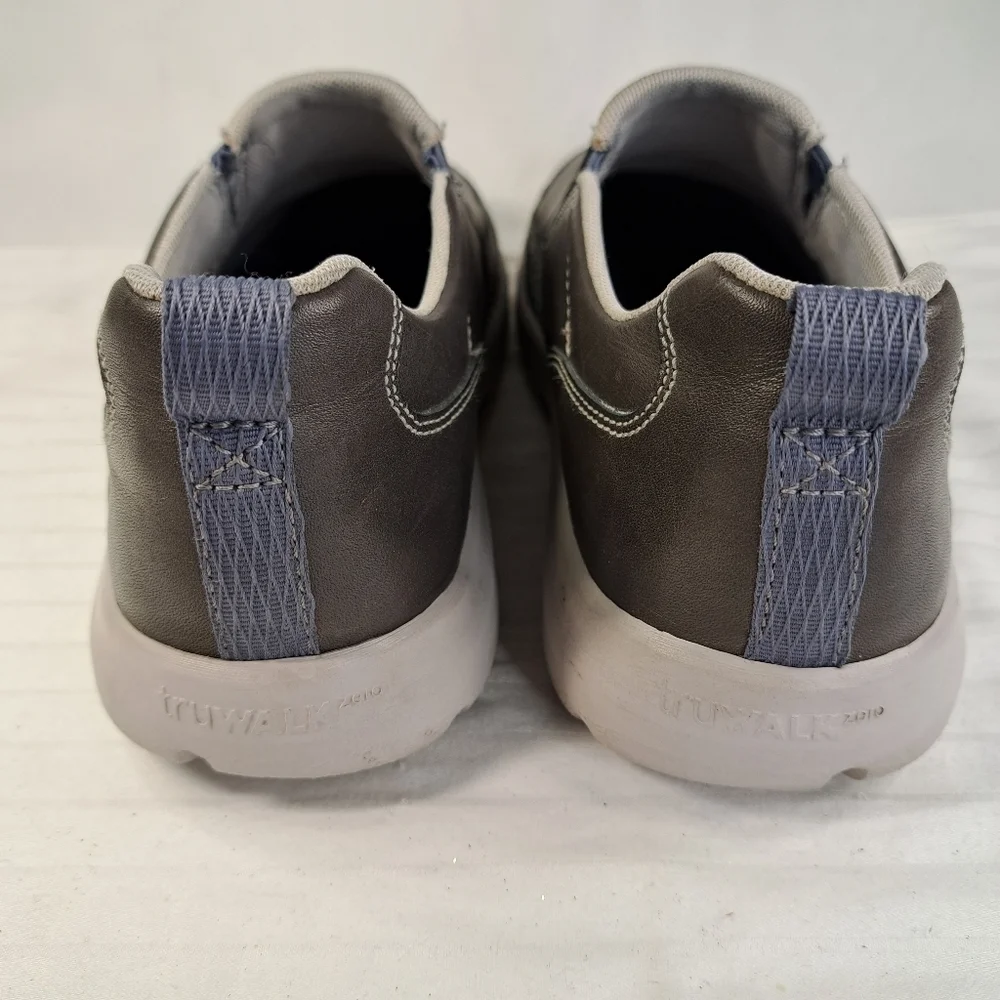 ROCKPORT Dark Gray Leather Slip On truWALK Sneakers Men's Size 8